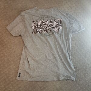 Armani Jeans Gray Short Sleeve Tee